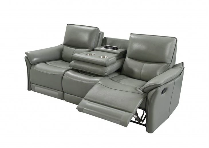 Modern Leather Recliner Sofa