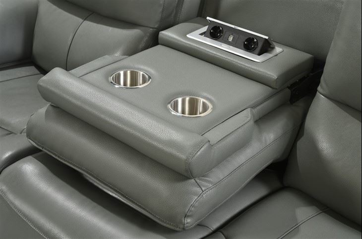 Modern Leather Recliner Sofa